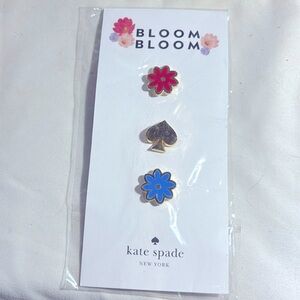 Kate Spade‎ New York Bloom Bloom Flower Pin New On card